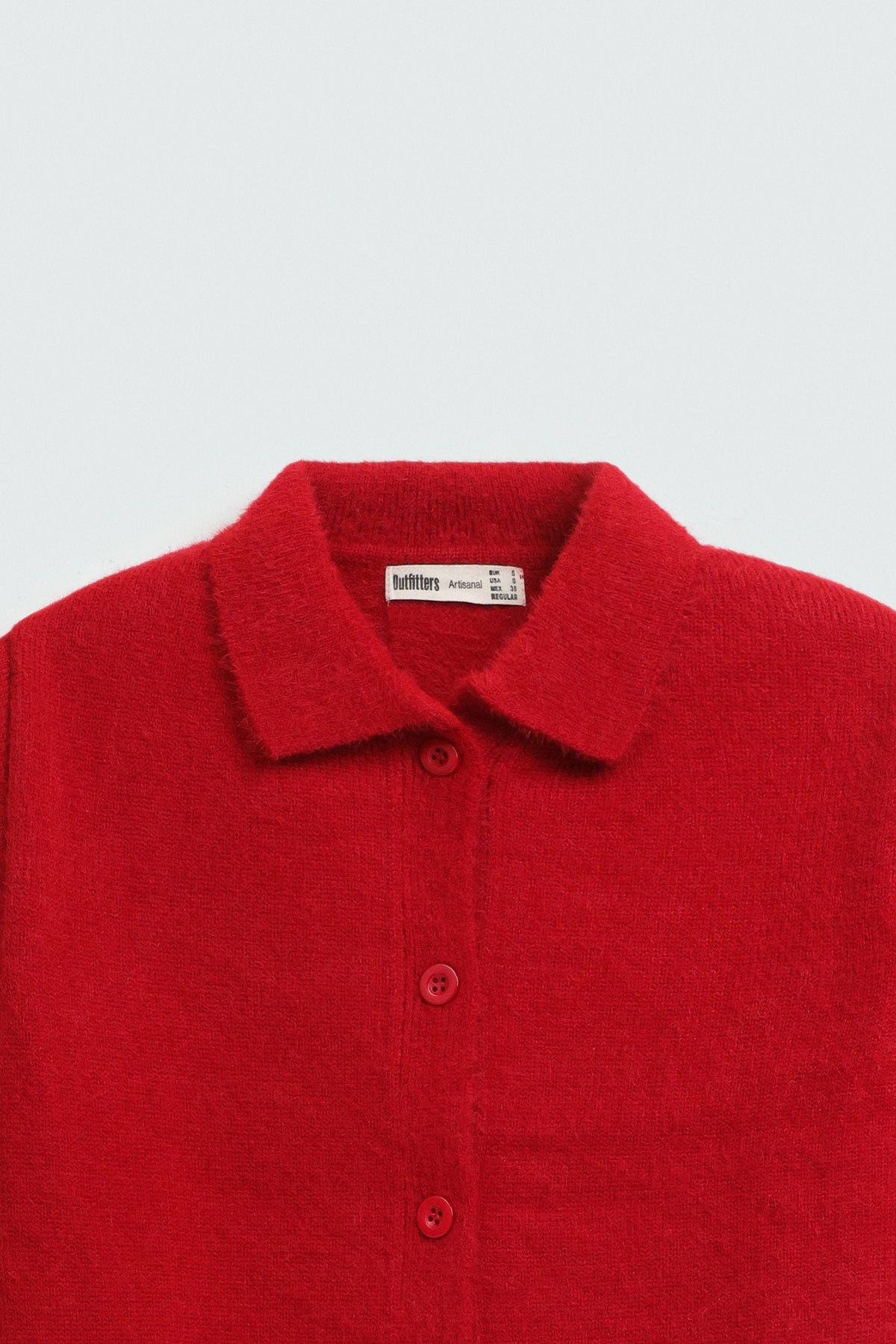 MJ COUTURE Super Cropped Button-Up Cardigan